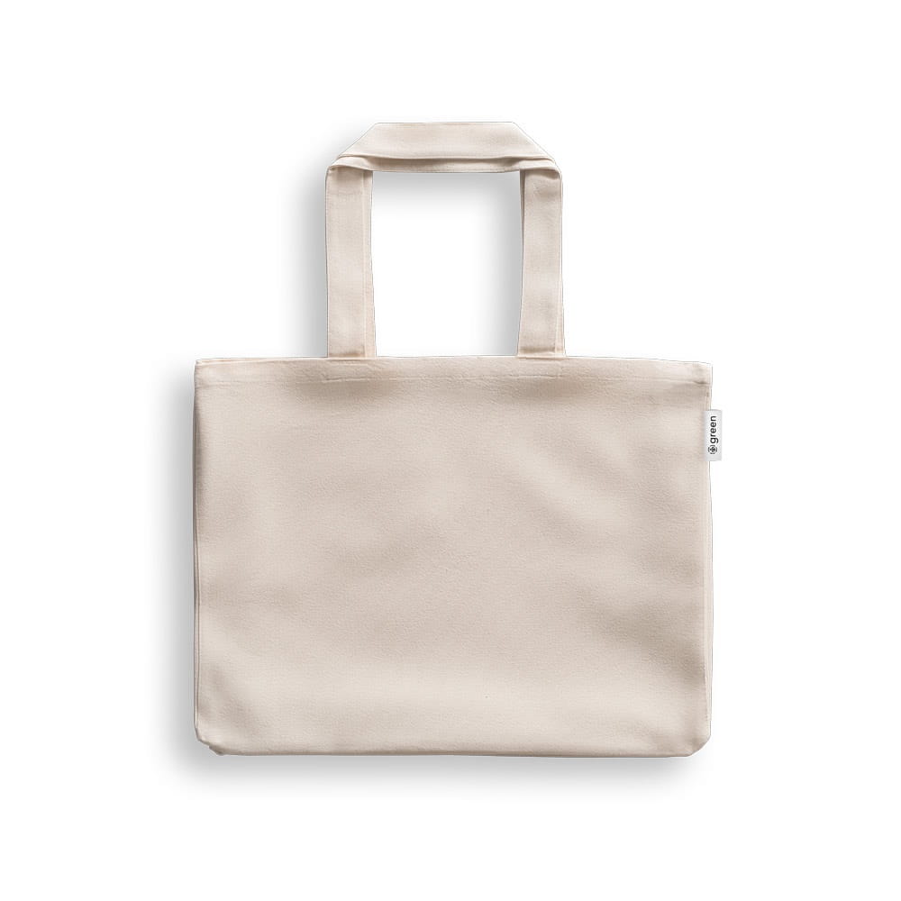 PARMA. Tasche aus Baumwolle und recycelter Baumwolle Naturhell