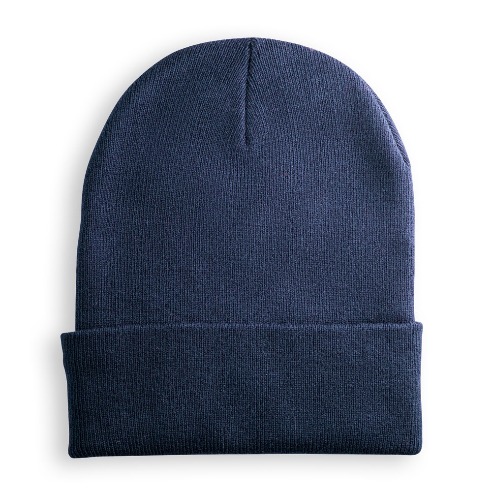 CARL. Unisex-Mütze aus rPET Dunkelblau