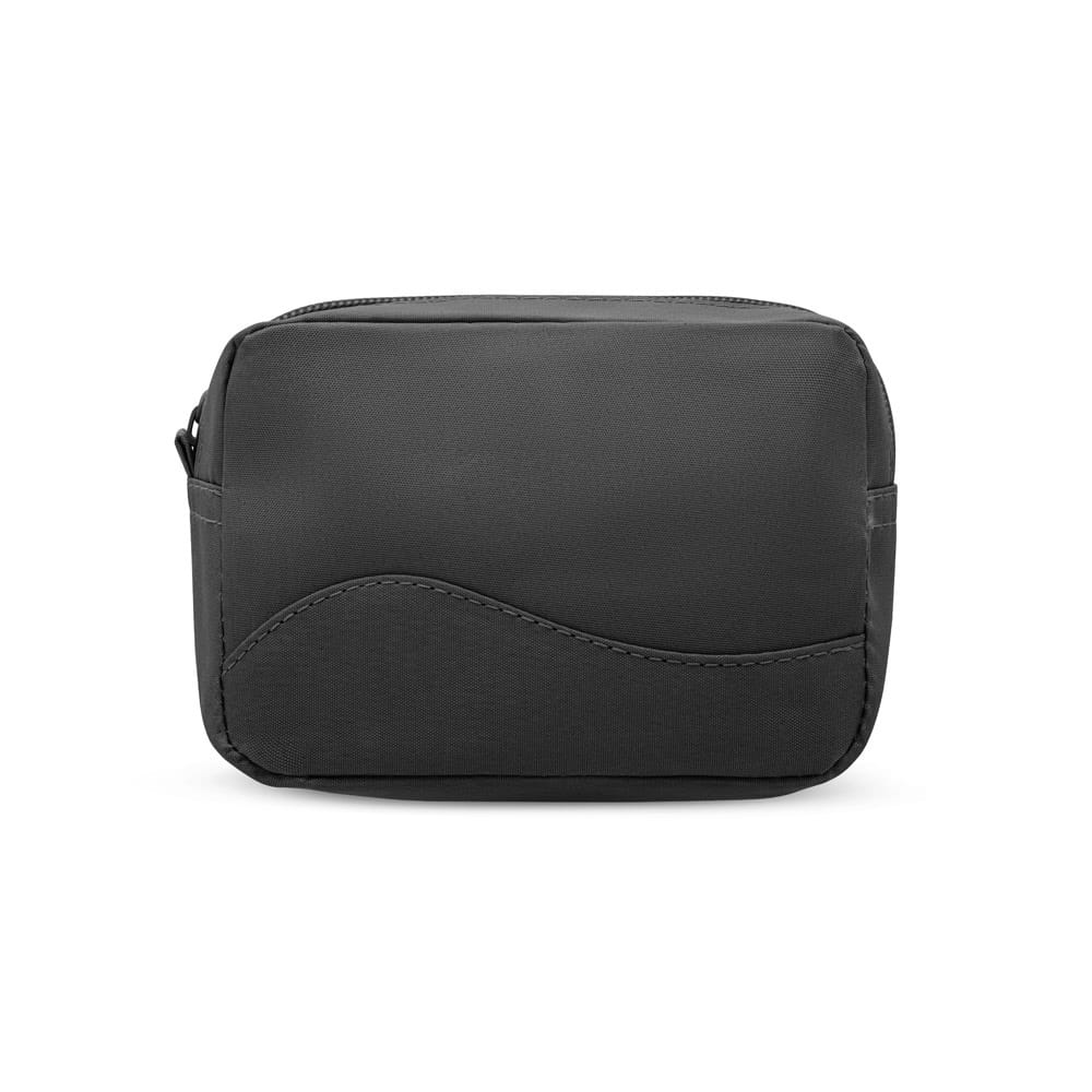MARIE. Kosmetiktasche aus Mikrofaser Schwarz
