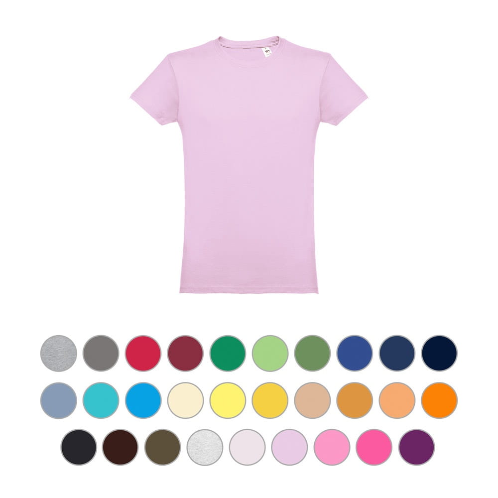 THC LUANDA. Herren-T-Shirt aus Baumwolle im Schlauchformat