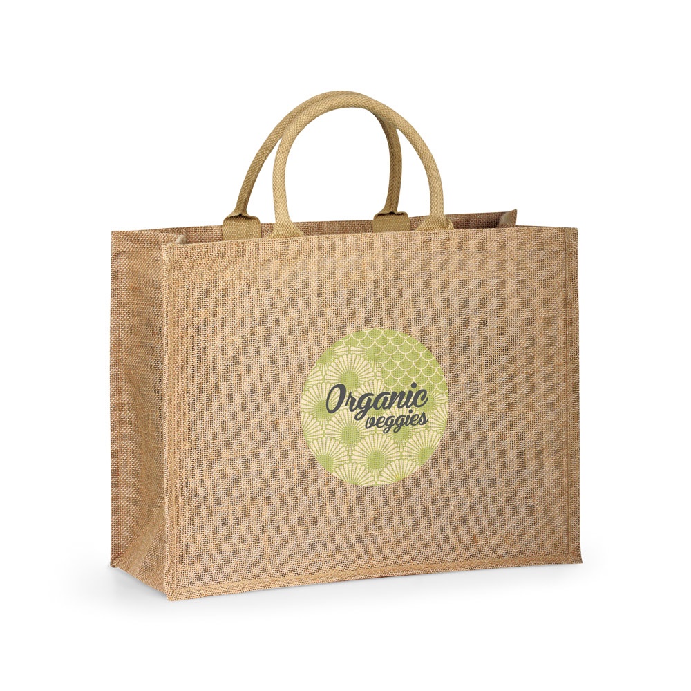 SHANTI. Tragetasche aus Jute Natur