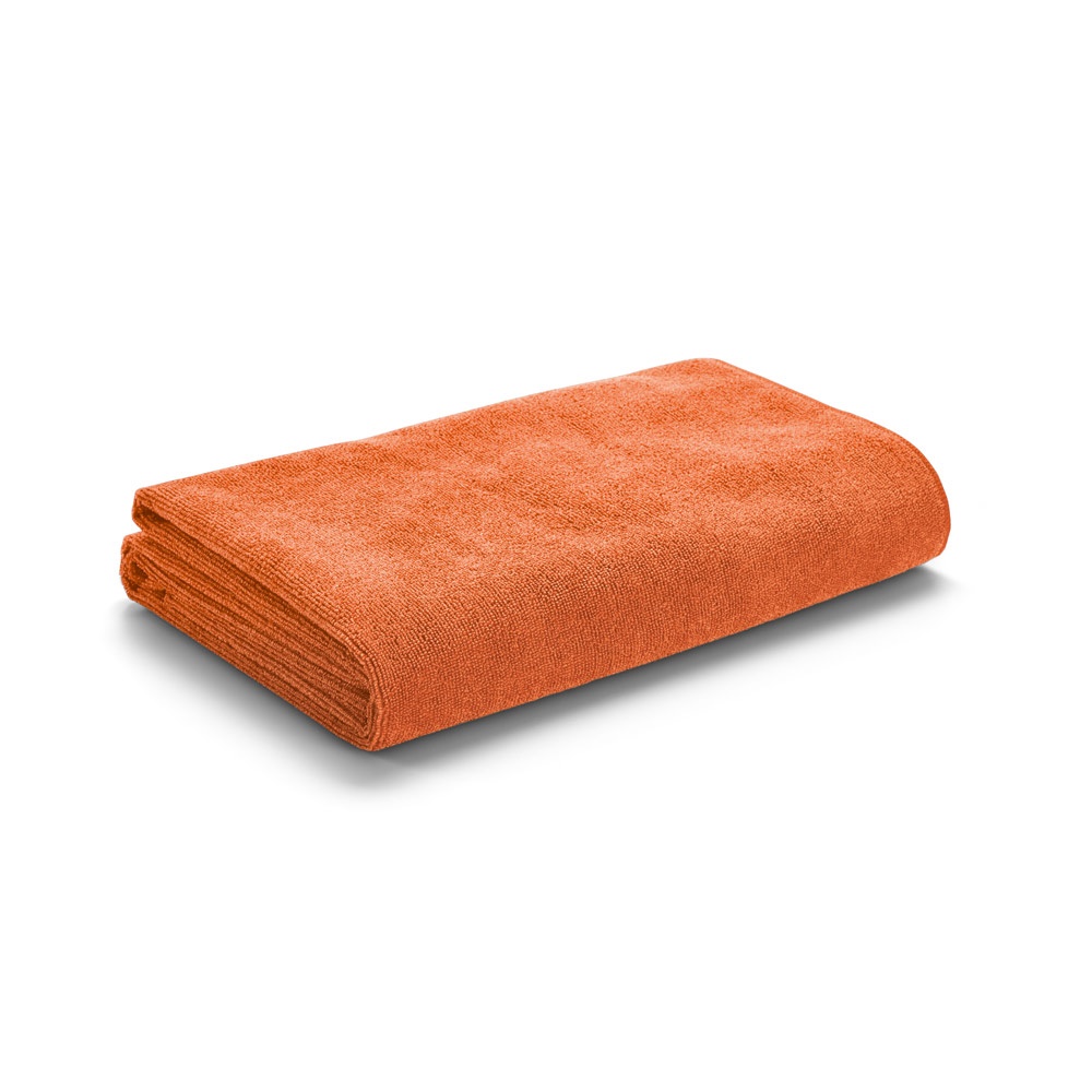CALIFORNIA. Strandtuch aus Mikrofaser Orange