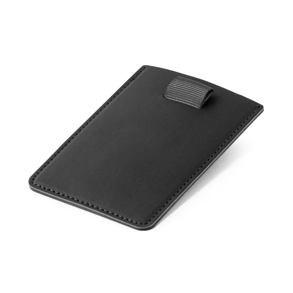 POPPY. RFID-blockierender PU-Kartenhalter Schwarz