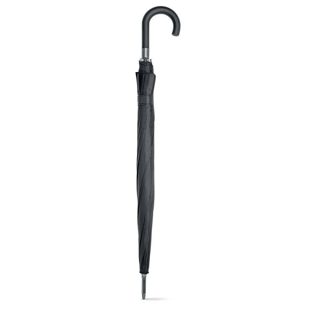 GUIL. Regenschirm mit 12 Stangen aus 190T-Polyester Schwarz