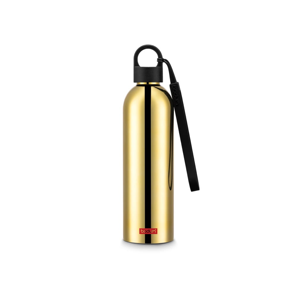 MELIOR STEEL. Dubbelwandige waterfles (500ml) Gold
