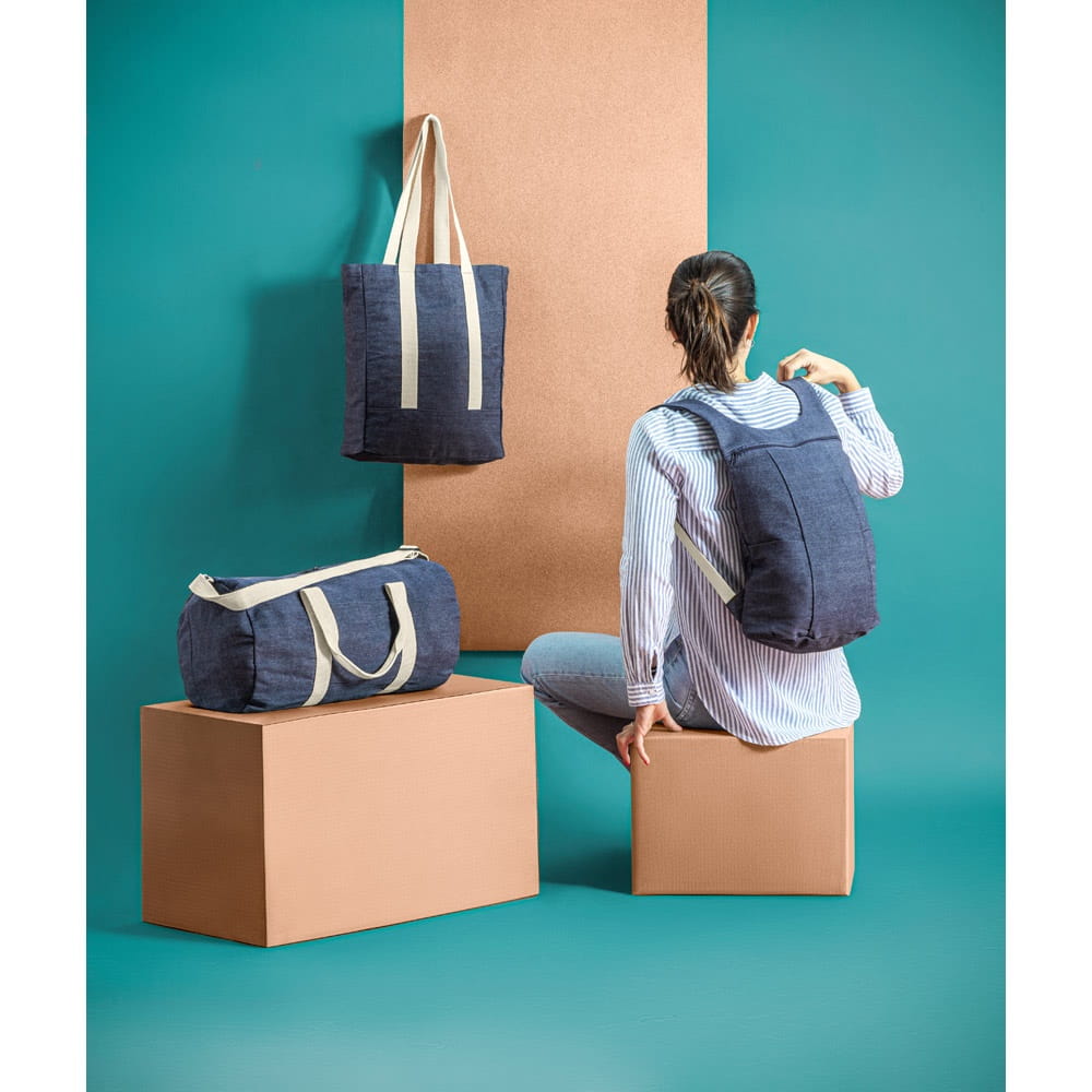 DENIM CASUAL. Recycelte Denim-Tasche