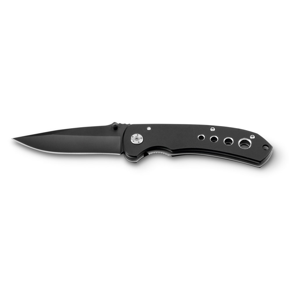 NINJA. Taschenmesser aus Edelstahl und Metall Schwarz