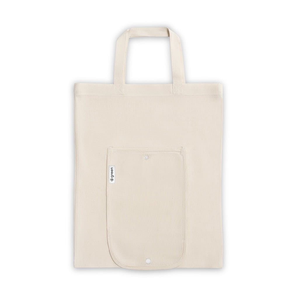 BEIRUT. Tasche aus Baumwolle und recycelter Baumwolle Naturhell
