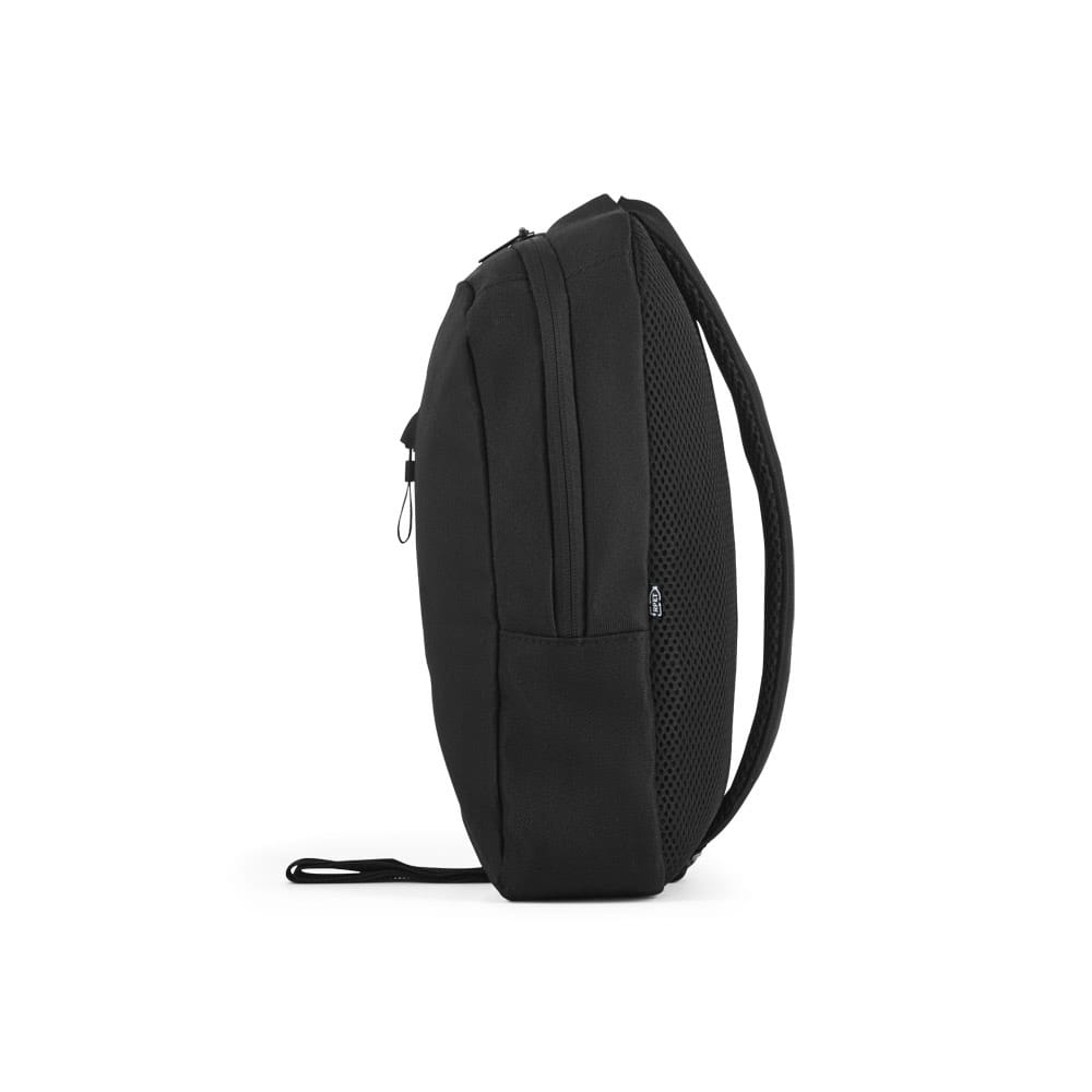 DELFOS. Umhängetasche aus 300D rPET und 600D rPET Schwarz