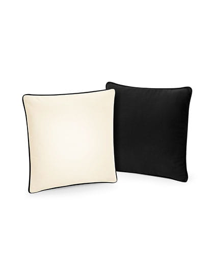 Fairtrade Cotton Piped Cushion Cover