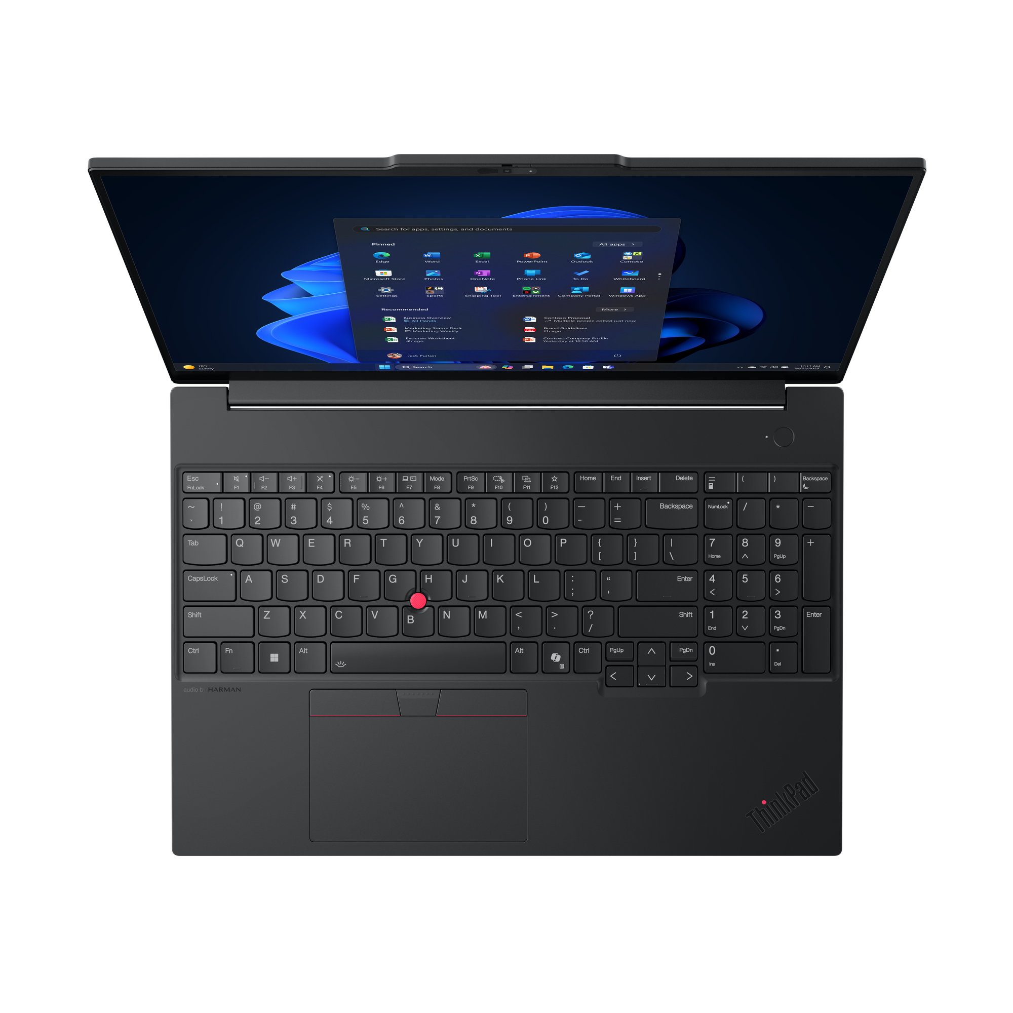 Lenovo ThinkPad E16 Gen 3 21ST - 180°-Scharnierdesign - AMD Ryzen 5 220 / 3.2 GHz - Win 11 Pro - Radeon 740M - 16 GB RAM - 512 GB SSD TCG Opal Encryption 2, NVMe - 40.6 cm (16")