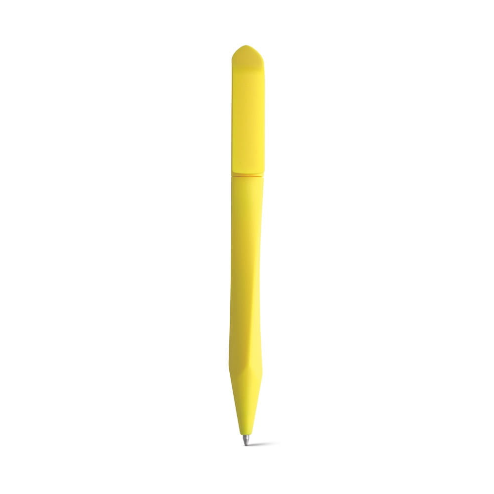 BOOP. Kugelschreiber mit Clip und Drehmechanik Gelb