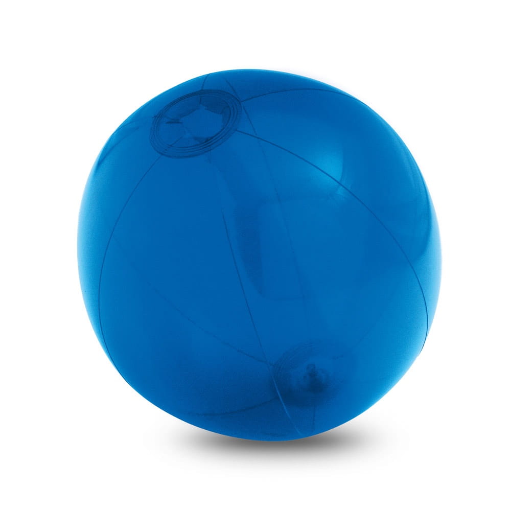 PECONIC. Strandball aufblasbar aus lichtdurchlässigem PVC Blau