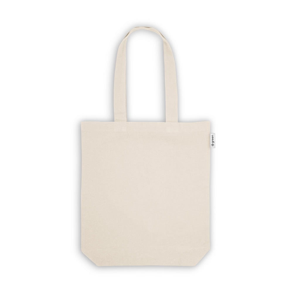 GIRONA. Tasche aus Baumwolle und recycelter Baumwolle Naturhell