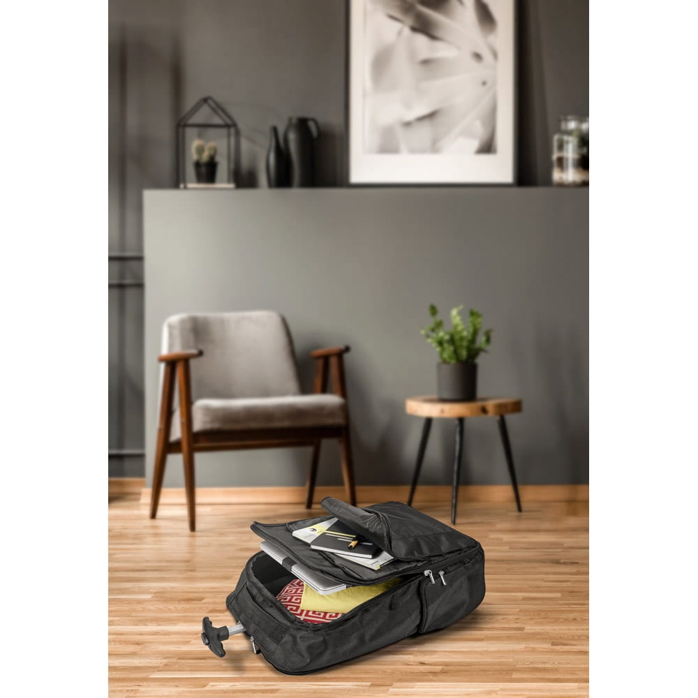 AVENIR. Laptop-Trolley-Rucksack 17'' aus 1680D und 300D