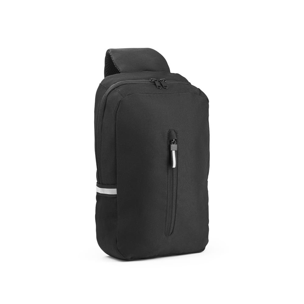 DELFOS. Umhängetasche aus 300D rPET und 600D rPET Schwarz