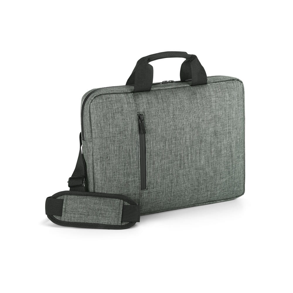 SHADES LAPTOP. Laptop-Rucksack bis zu 14" aus 600D Grau