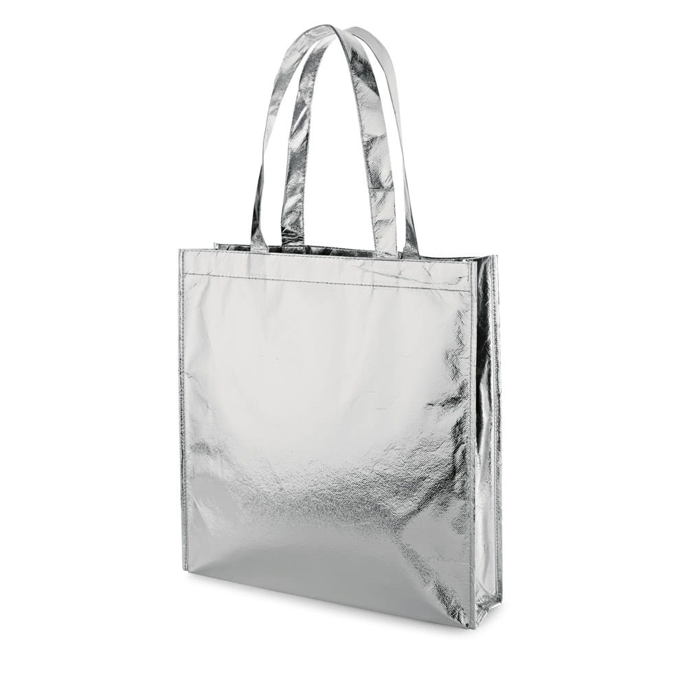 SAWGRASS. Tragetasche aus laminiertem Non-Woven Silber