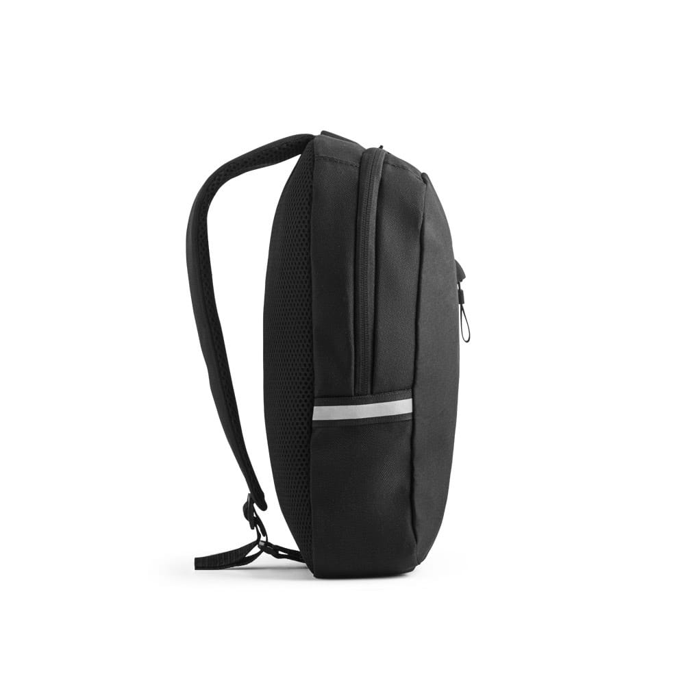 DELFOS. Umhängetasche aus 300D rPET und 600D rPET Schwarz