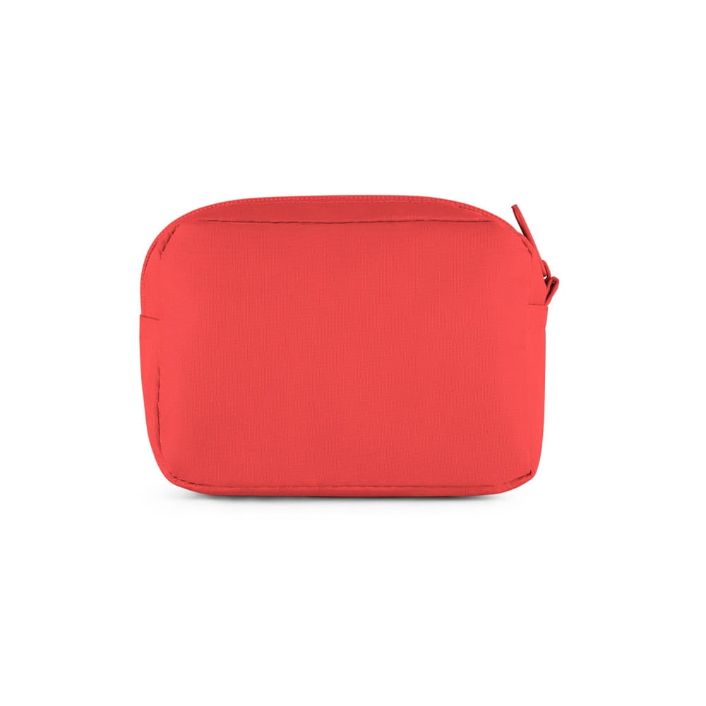 MARIE. Kosmetiktasche aus Mikrofaser Rot