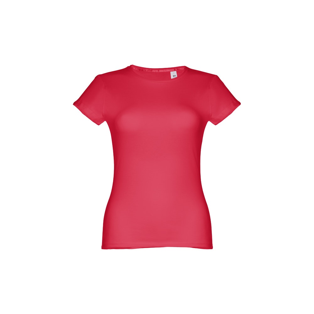 THC SOFIA. Tailliertes Damen-T-Shirt Rot
