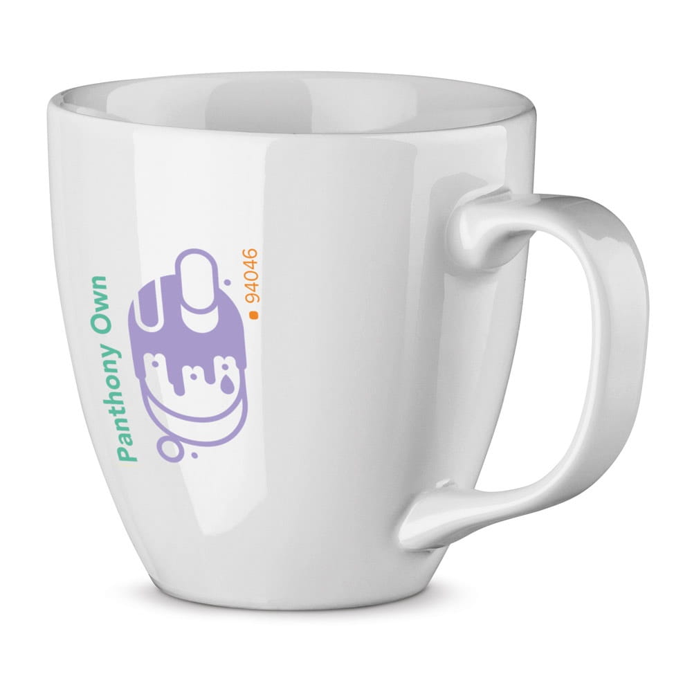 PANTHONY OWN. Tasse aus Porzellan 450 mL Weiß