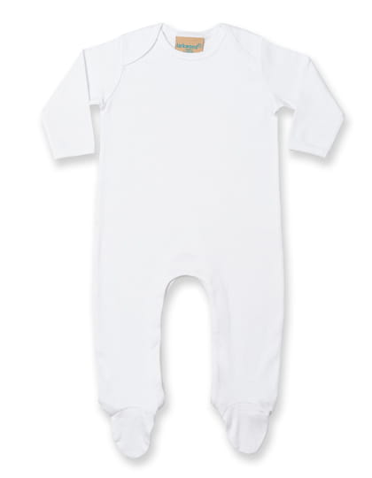 Contrast Long Sleeved Sleepsuit