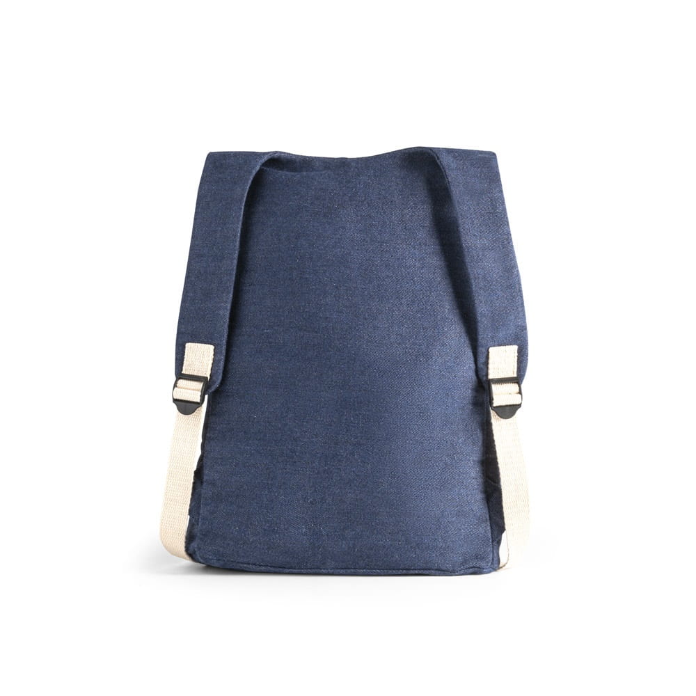 DENIM BPACK. Recycelter Denim-Rucksack Blau