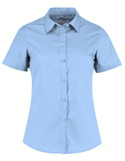 Women´s Tailored Fit Poplin Shirt Short Sleeve