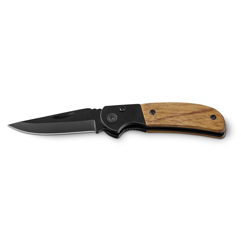SPLIT. Taschenmesser aus Edelstahl und Holz Natur