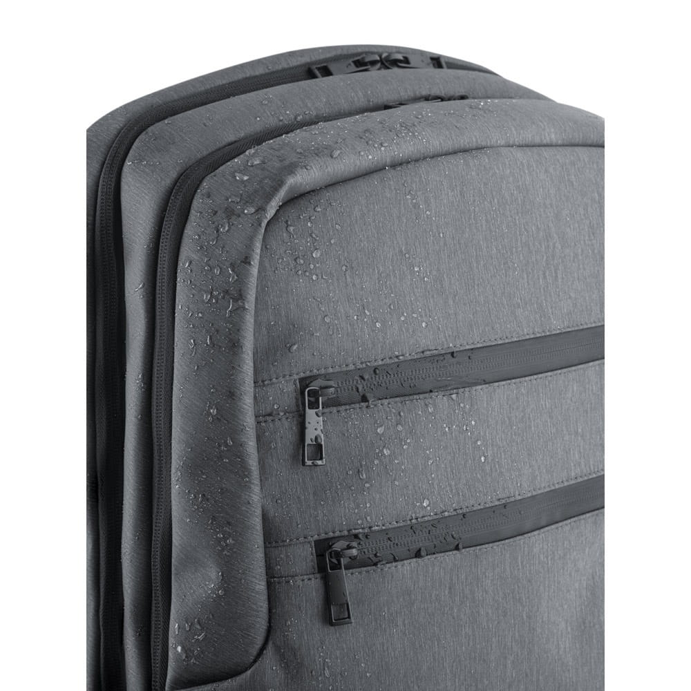 BROOKLYN. Wasserdichter Laptop-Rucksack 15'' aus 2Tone-Nylon Hellgrau