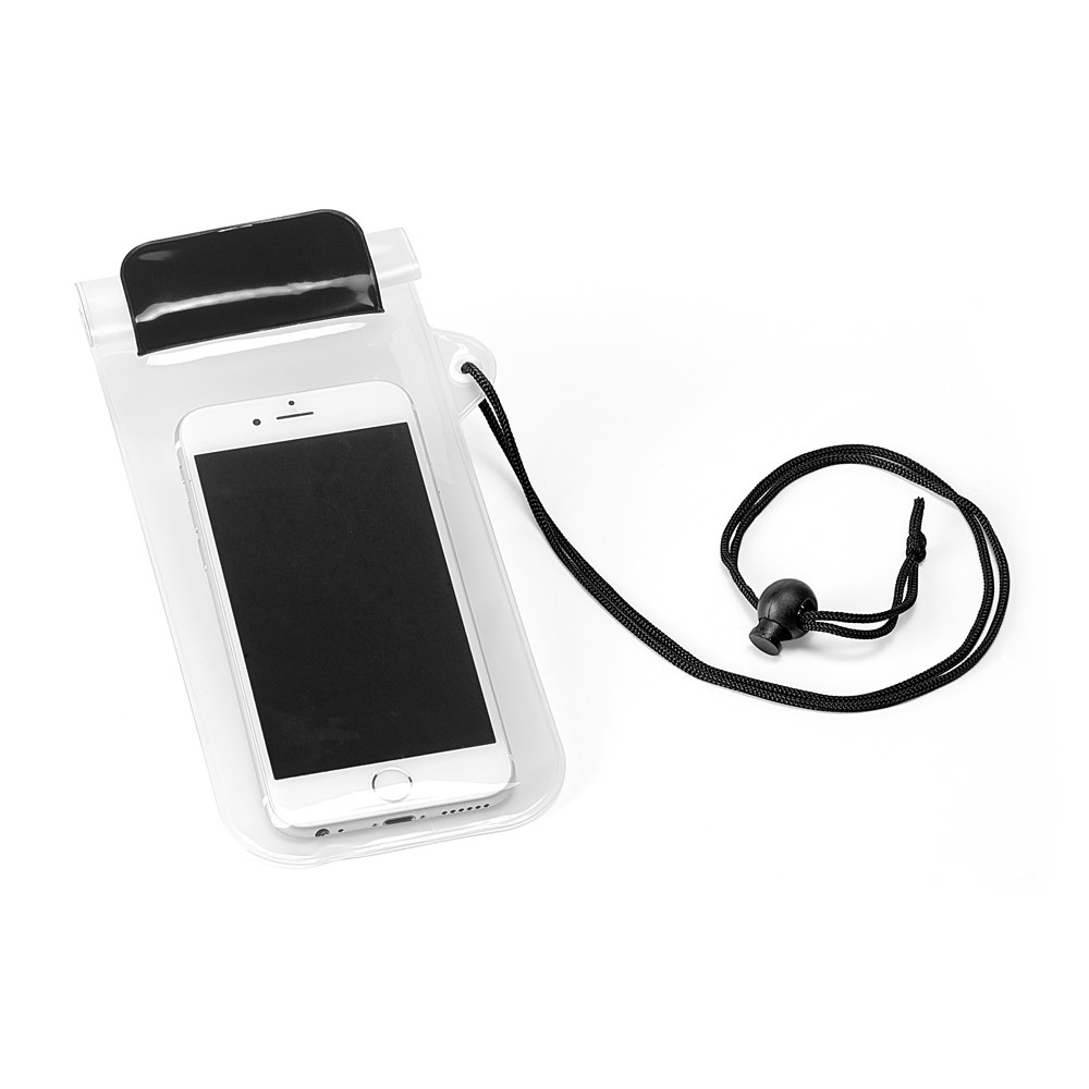 EGEU. Wasserfeste PVC-Handytasche Schwarz