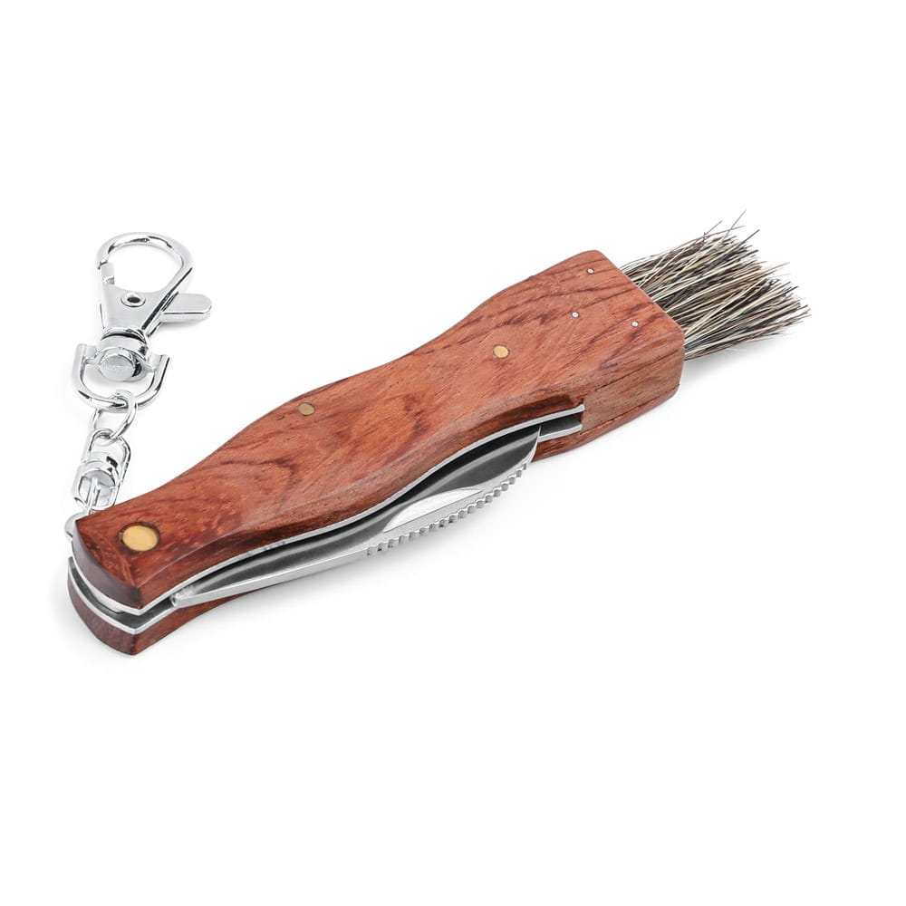 GUNTER. Taschenmesser aus Edelstahl und Holz Natur