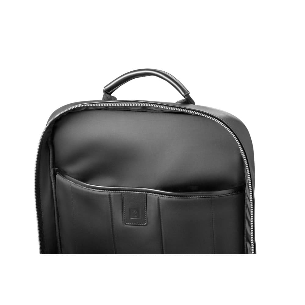 DIVERGENT BACKPACK II. Rucksack für Laptops bis zu 15.6'' aus Stoff und PU Beige