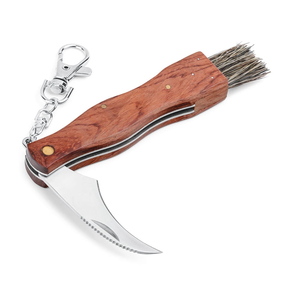GUNTER. Taschenmesser aus Edelstahl und Holz Natur
