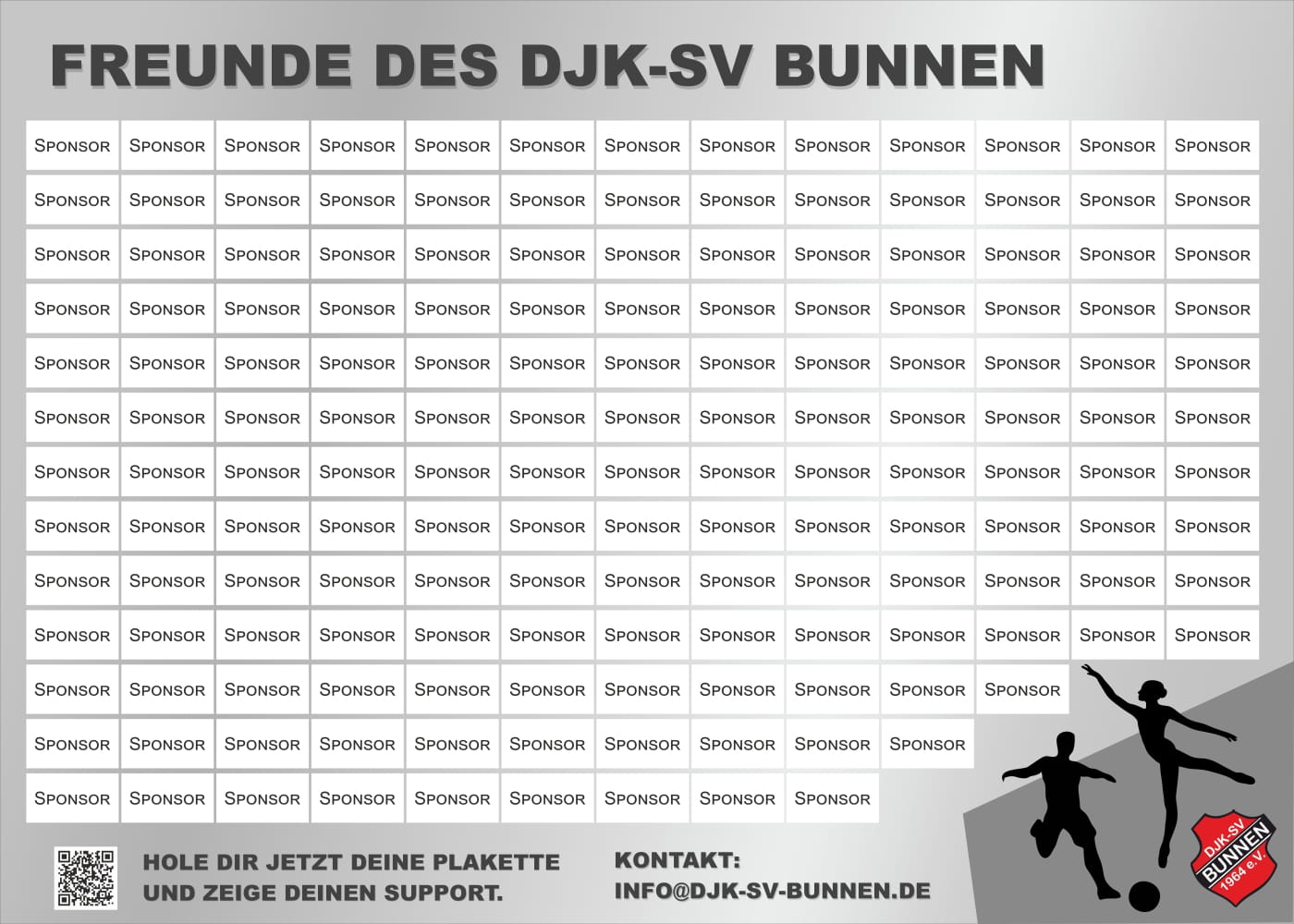 DJK-SV Bunnen Supporter Plakette