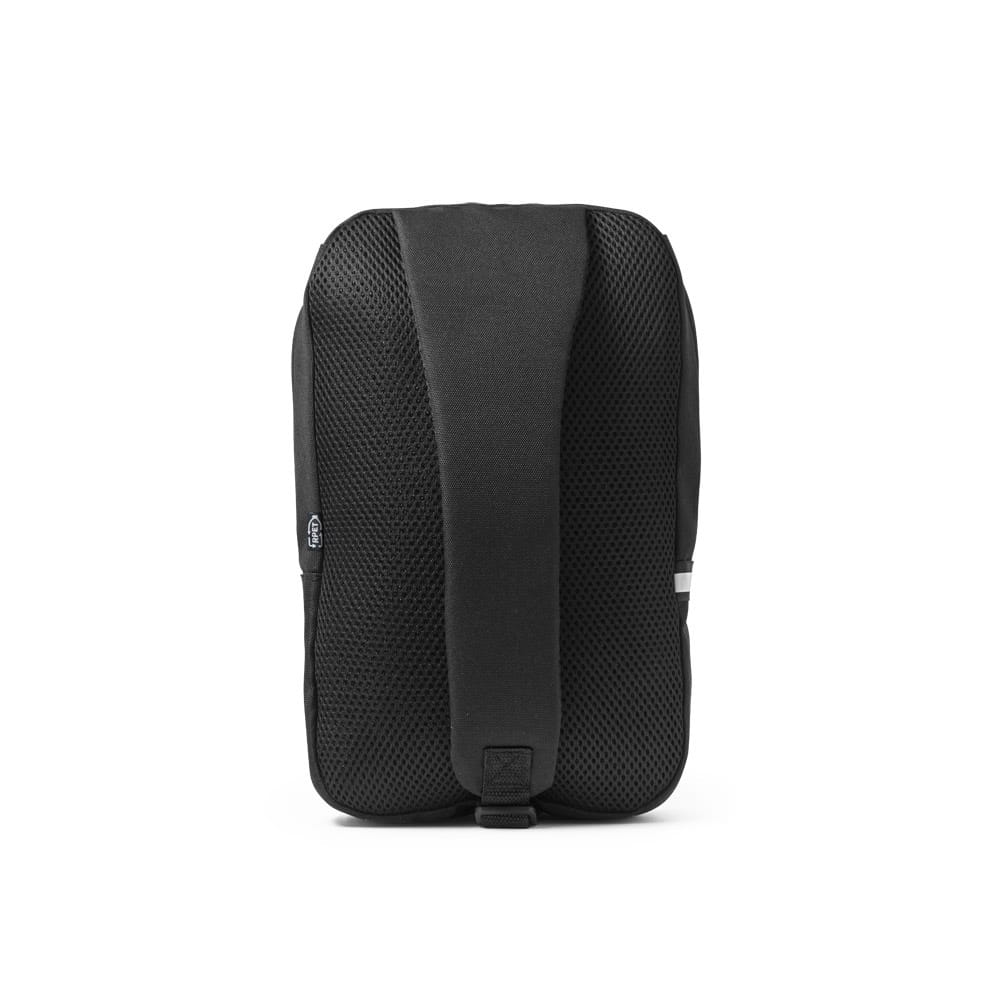 DELFOS. Umhängetasche aus 300D rPET und 600D rPET Schwarz