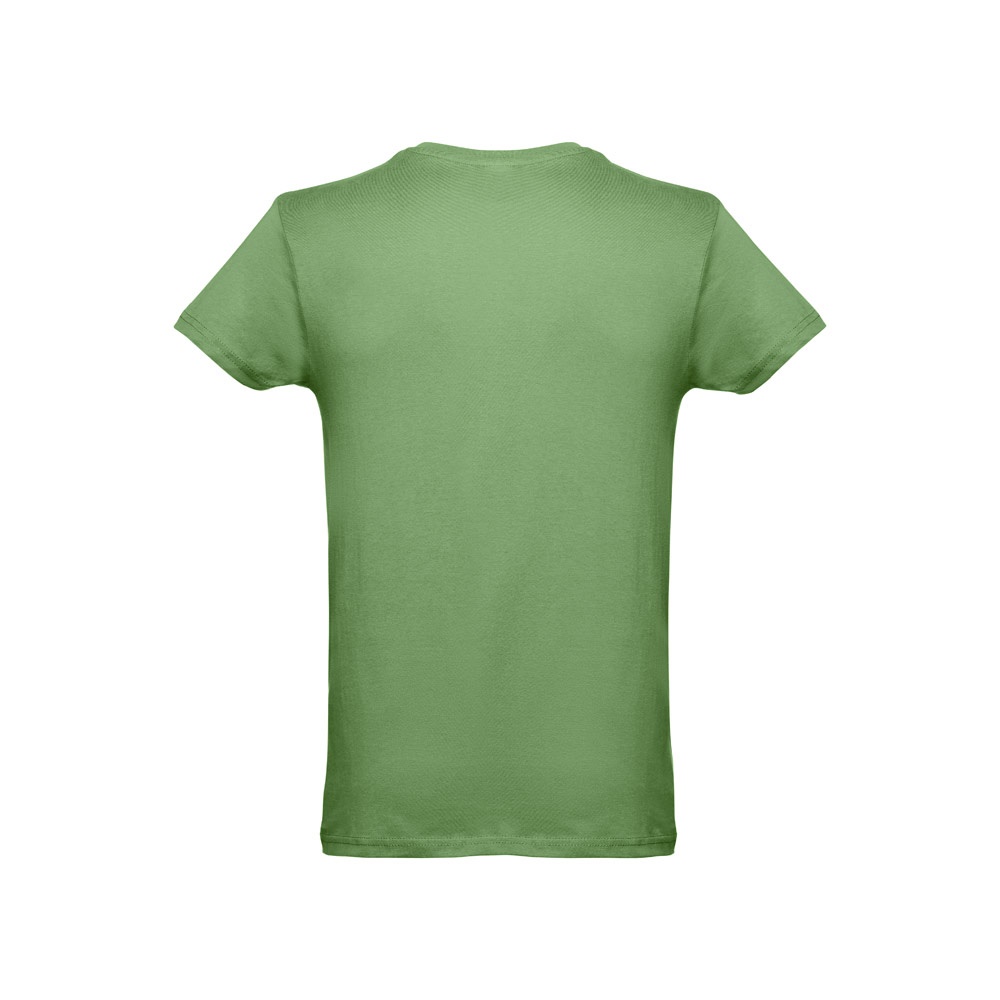 THC LUANDA. Herren-T-Shirt aus Baumwolle im Schlauchformat Jade-grün