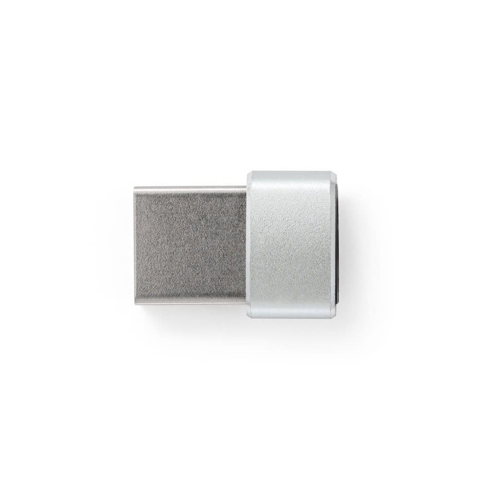 MINSKY. Adapter-Set aus Aluminium Satinsilber