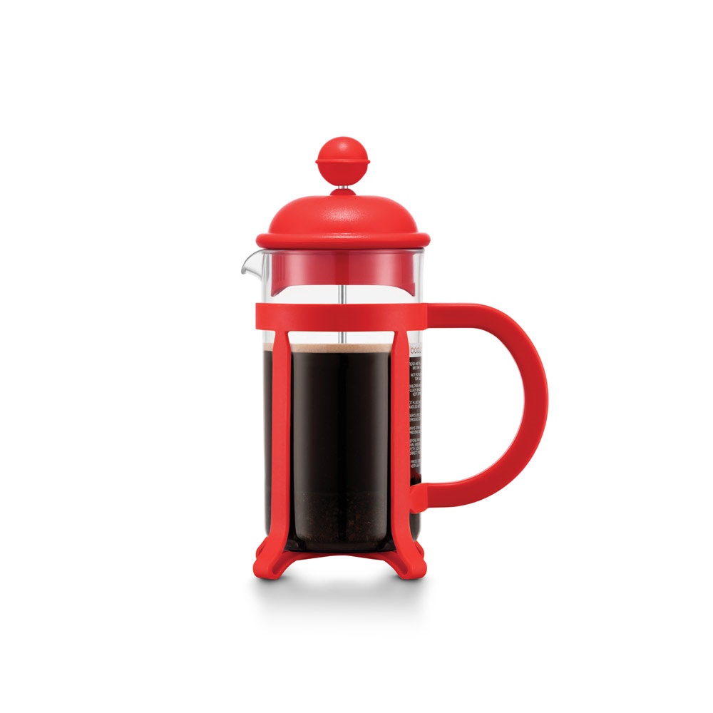 JAVA 350. Kaffeebereiter 350ml Rot