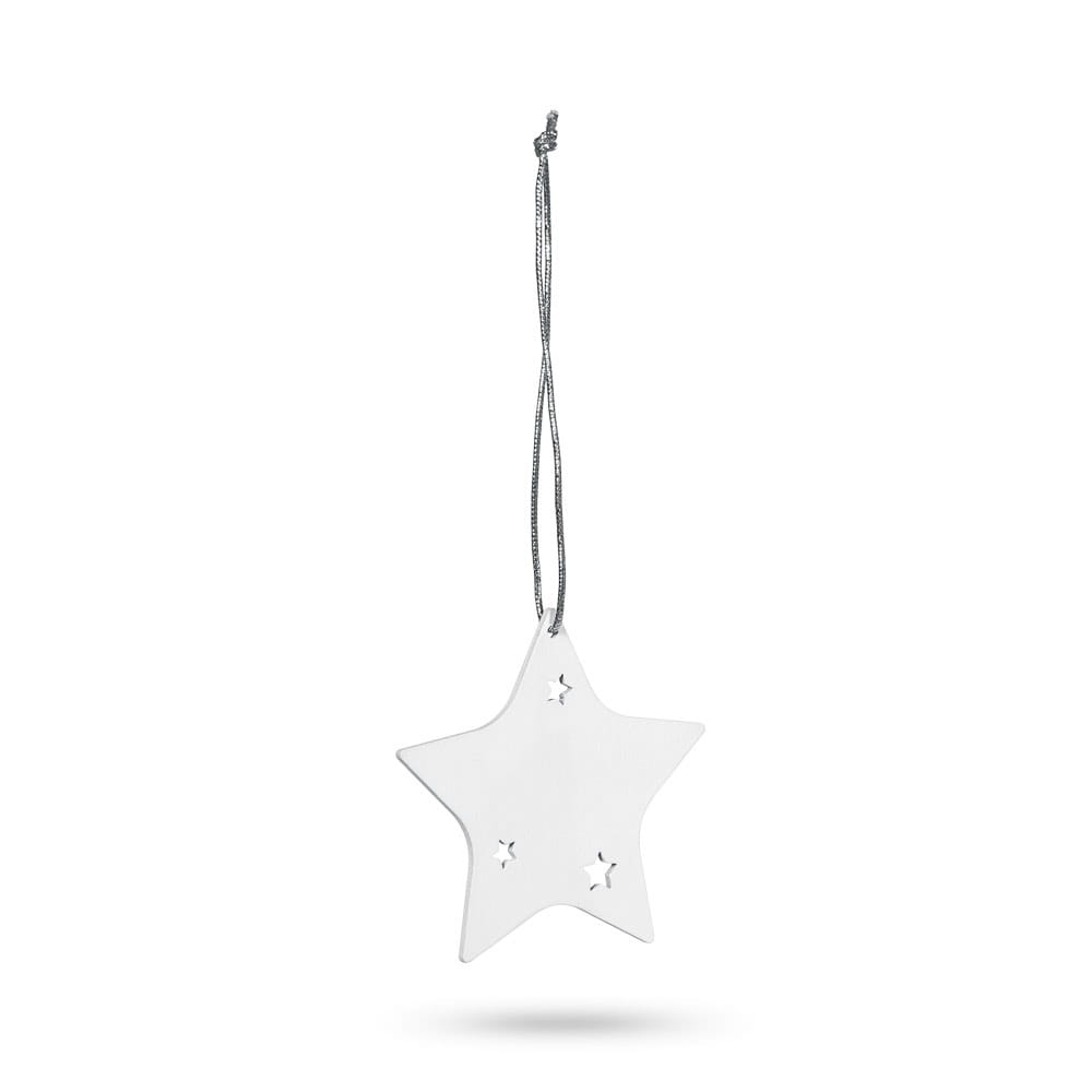 ASPEN. Weihnachtsfiguren zum Aufhängen Weiß