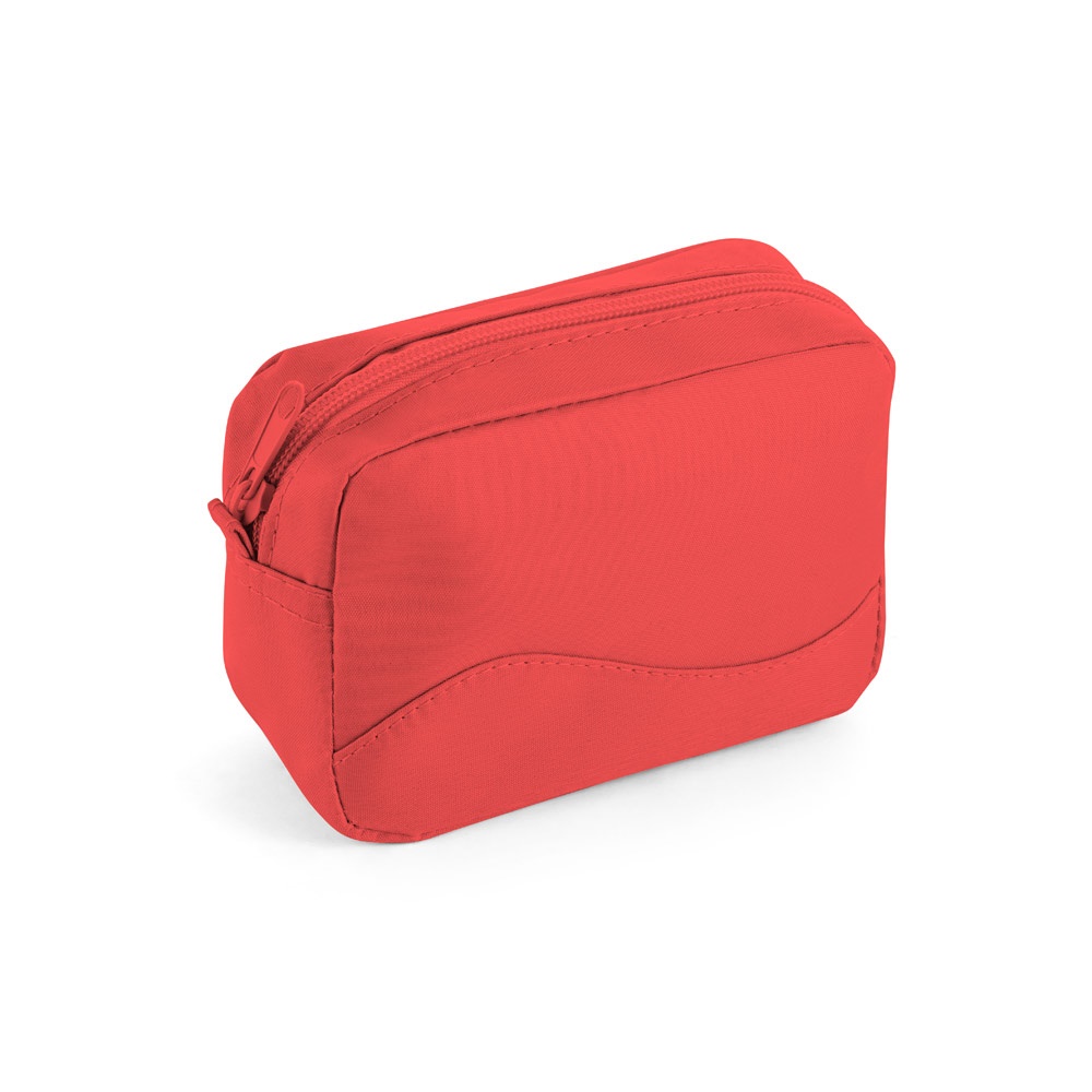 MARIE. Kosmetiktasche aus Mikrofaser Rot