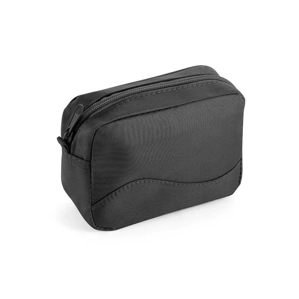 MARIE. Kosmetiktasche aus Mikrofaser Schwarz