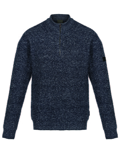 Solomon Zip-Neck Knitted Pullover