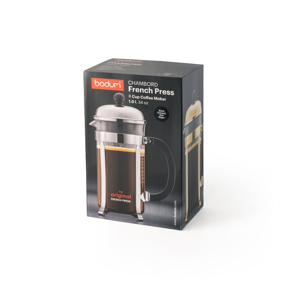 CHAMBORD 1L. Kaffeebereiter 1L Silber