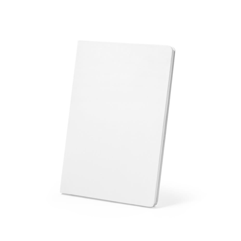 CRANE. A5-Notizblock mit wasserfestem Umschlag Weiß