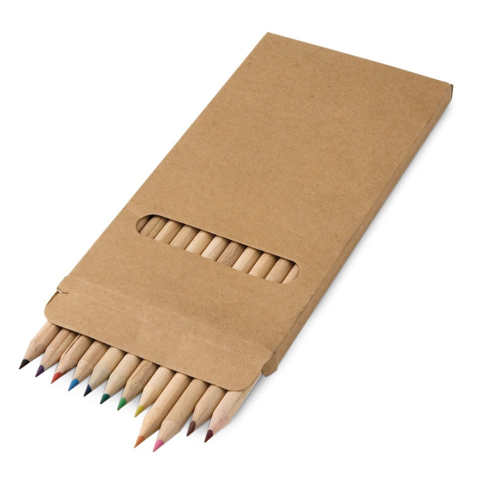 CROCO. Buntstift Schachtel mit 12 Buntstiften Natur