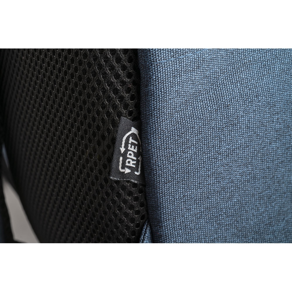 REPURPOSE BACKPACK. Laptop-Rucksack 15.6" aus rPET 600D Blau