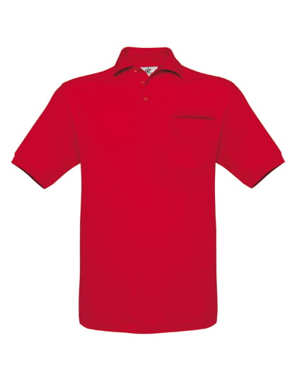 Unisex Polo Safran Pocket