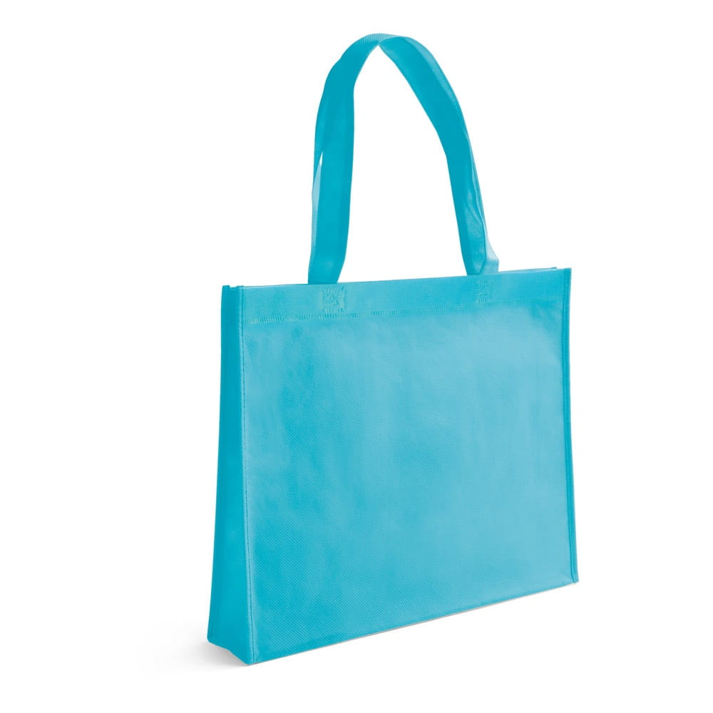 SAVILE. Tragetasche aus Non-Woven Hellblau